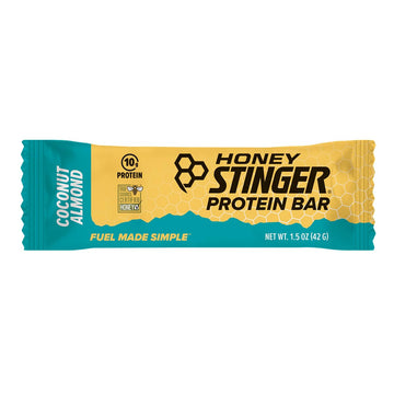 Honey Stinger Protein Bar | Coconut Almond | Protein Packed Food for Exercise, Endurance and Performance | Sports Nutrition Snac