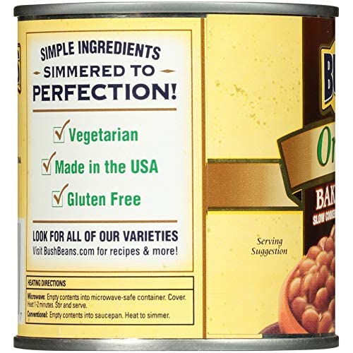 Bush'S Best Organic Baked Beans, 16 Ounce Can - Canned Beans, Baked Beans Canned, Source Of Plant Based Protein And Fiber, Low F