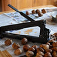 Creative Designs Nut  er - Black Walnut, English Walnut, Pecan, Hazelnut, Macadamia - Model GC-01 - Black Color
