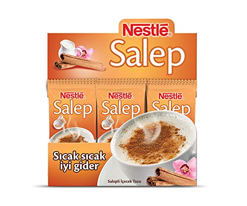 Individually Packaged Instant Turkish Salep (Sahlep) Flavored Mix - 24 Cups - Nestle