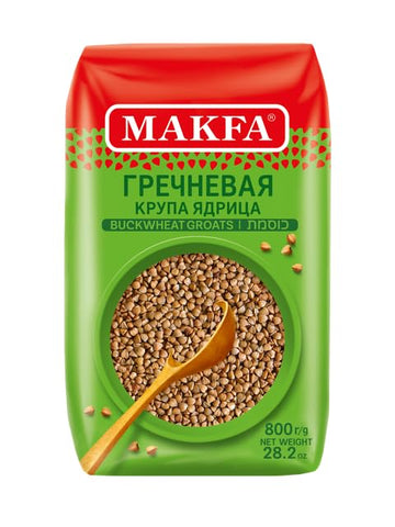 Makfa Buckwheat Groats, Premium Quality, Non-GMO, 800g/28.2oz, Pack of 2