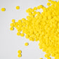 NIPEOR Rainbow Sprinkles Yellow Confetti Sprinkles 3.53oz/100gEdible Sprinkle Topping Confetti Sprinkles, Round Sprinkles for Ca