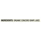 R.W. Knudsen Organic Just Concord G  Juice, 8 fl oz, Pack of 12