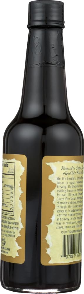 Ohsawa Organic Tamari Soy Sauce, Gluten-Free, Low-Sodium, 10 Fl Oz
