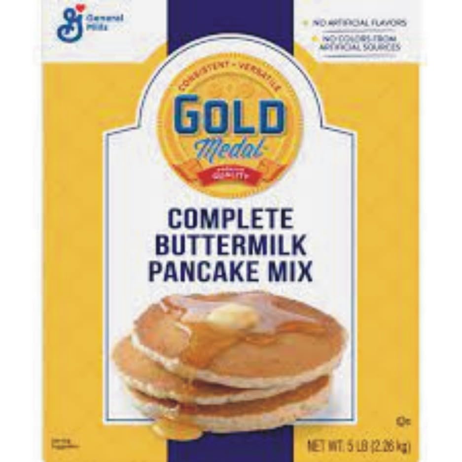 Gold Medal Complete Buttermilk Pancake Mix, 5 Lb Box (Pack of 6)