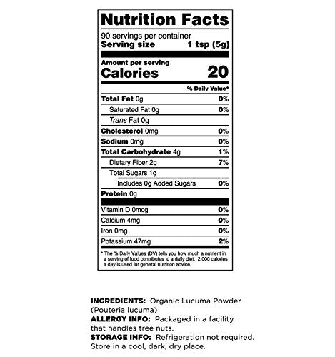 Terrasoul Superfoods Organic Lucuma Powder, 2 Lbs (2 Pack)
