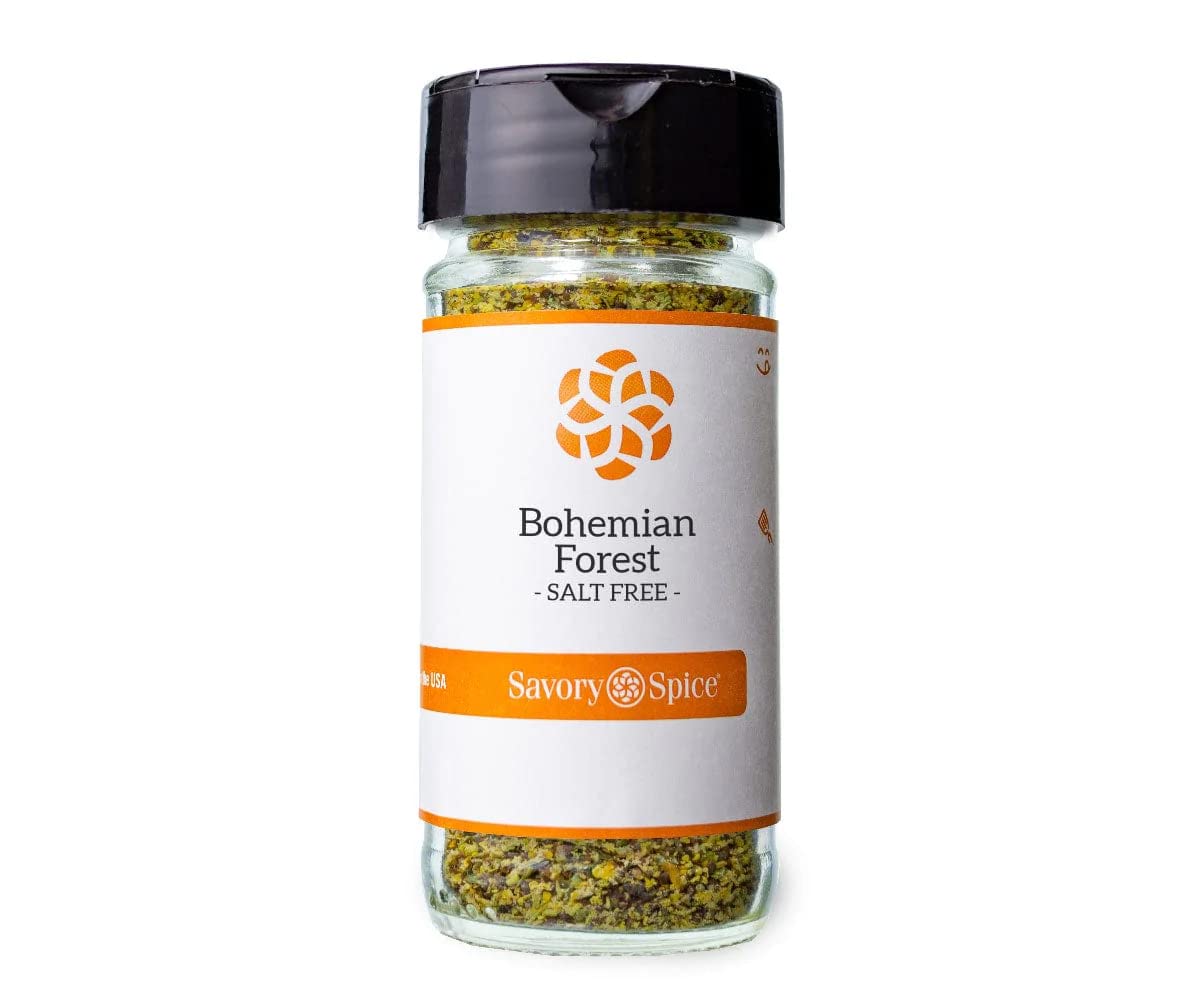 Savory Spice Bohemian Forest, Salt-Free | European Style Mustard & Herb Seasoning Rub for Roasting Meats & Vegetables (Medium Ja