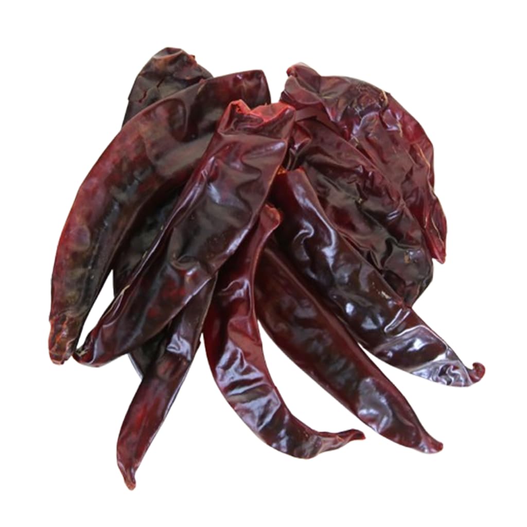 2lb Guajillo Stemless Chile Bulk, Food Service Size, Whole Dried Red Chile Seco Mexican Peppers, Chiles Descolados, Versatile In