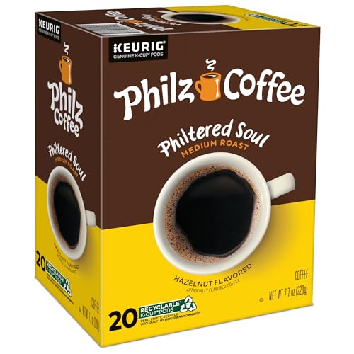 Philz Coffee Philtered Soul K-Cup Pod Coffee, Single Serve Keurig K-Cup Pods, Medium Roast Coffee, 20 count