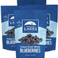 Thousand Lakes Freeze Dried Fruit - Blueberries 4-Pack 1.2 Ounces (4.8 Ounces Total) | No Sugar Added | 100% Whole Blueberries