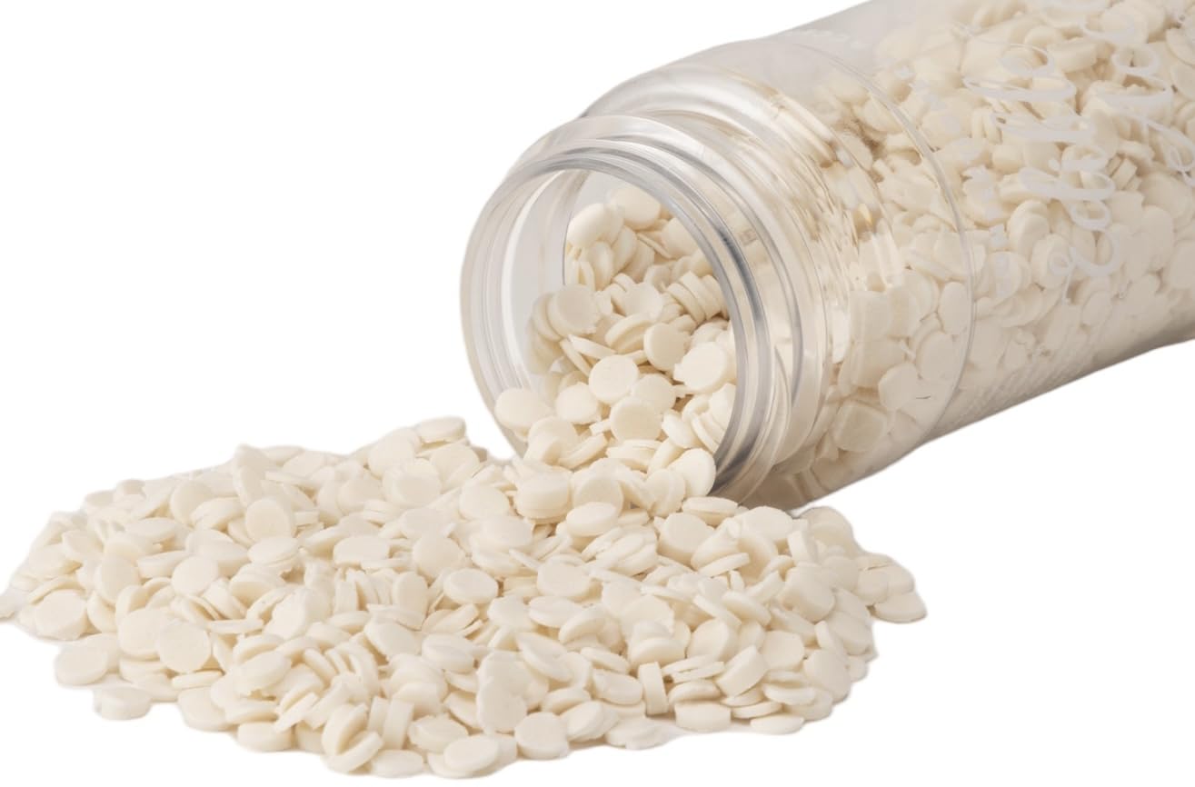 Edible Accents White Sequins - Confectionery Accents, Sequins Sprinkles, Gluten Free, Egg Free, Nuts Free, Kosher, Sprinkle Medl