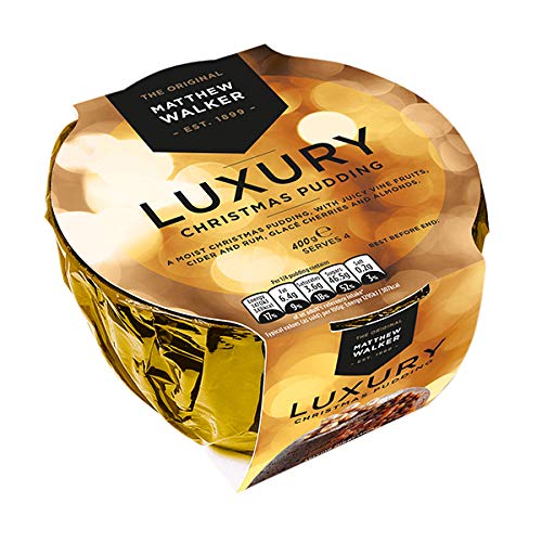 Matthew Walker Luxury Christmas Pudding 400g (14.1oz) - White - Model 150457