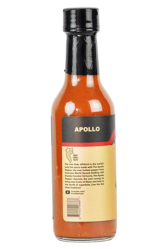 Hot Ones The Last Dab Apollo Hot Sauce Made With Natural Ingredients & Extra Hot Flavors, The Only Hot Sauce In The World Made W