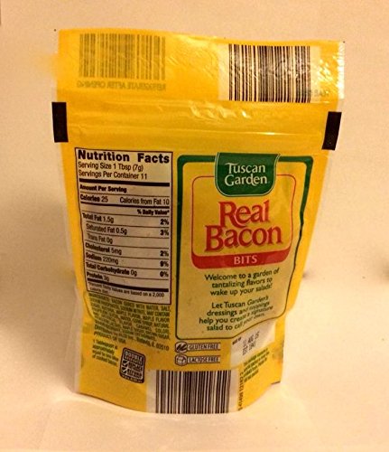 Tuscan Gardens Real Bacon Bits, 2.5 Oz Per Bag - 3 Pack