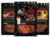 HEAT Variety 3 pk Creeping Ghost    Carolina Reaper - Volcanic Jalapeo & Mango Habanero Beef Jerky Three -3oz Bags