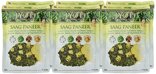 Jyoti Saag Paneer, 10 Ounce (Pack of 6)