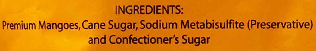 7D Dried Mangoes Naturally Delicious Fat Free Dried Mango