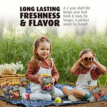 Brothers All Natural, Disney Strawberry Freeze Dried Fruit Crisps, Gluten Free, Non-Gmo, Nothing Added, 0.26 Oz. (Pack Of 12)