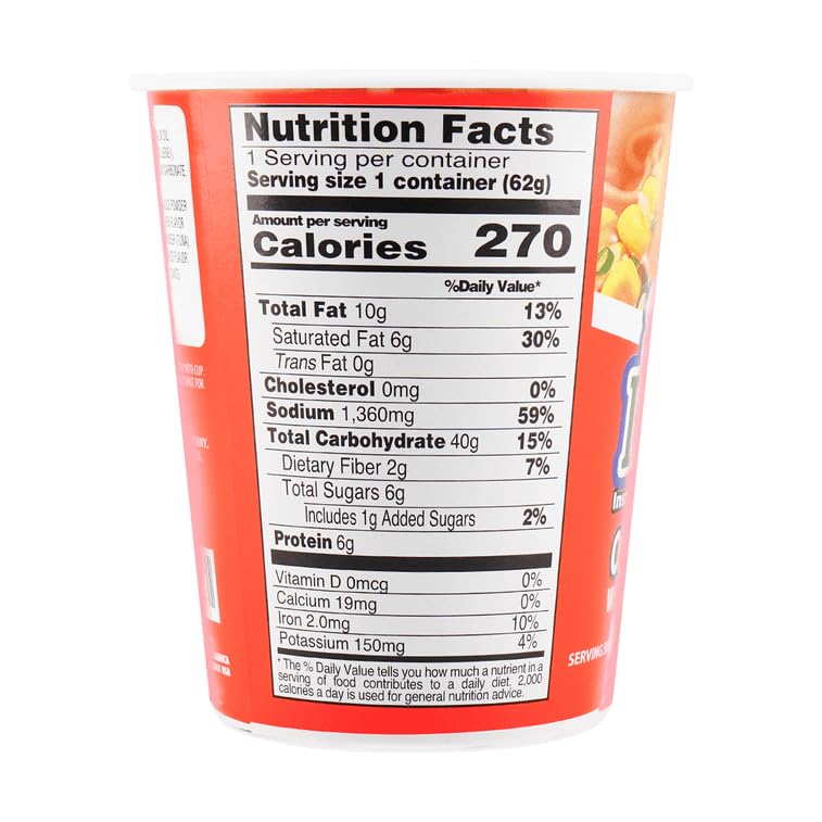 Sapporo Ichiban Oriental Ramen Noodle Soup Cup, Original Soy Sauce Flavor, No.1 Tasting Japanese Instant Noodles (2.25 Ounce/12