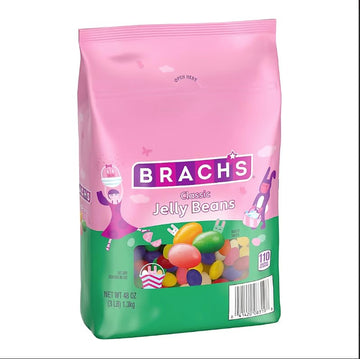 Brachs Classic Jellybeans, 48 oz Bulk Bag, Easter Candy, Colorful Assortment