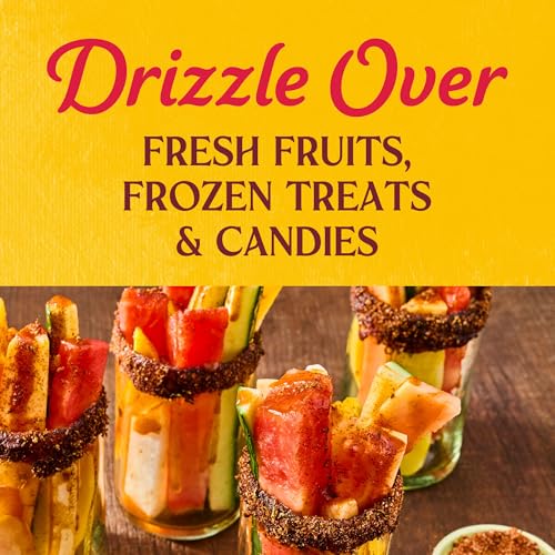 Cholula Chamoy Sauce, Sweet & Spicy, Tangy Drizzle Sauce with Arbol Chiles and Sweet Hibiscus, For Fruit, Cocktails, Desserts an