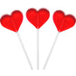Fruidles Lollipops Mini Heart Shaped Flavored Delicious Lollipop, Individually Wrapped, 5G Lollipop (1200 Lollipops, Strawberry)