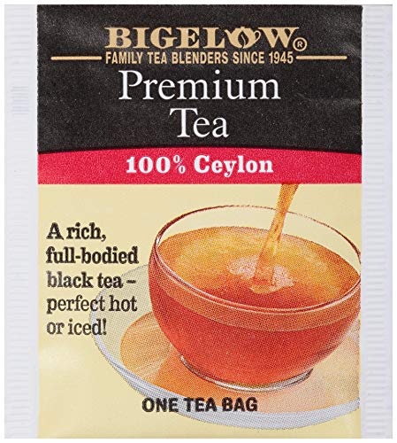 Bigelow Tea Premium Blend Black Tea - 100 Count, Full Caffeine, Case of 10