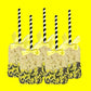 Sprinkle Deco Edible Confetti Sprinkles 6oz - BumbleBee Yellow Black White for Cake, Cookie, Cupcake, Ice Cream, Donut