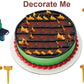 Barbecue Grill with Hamburger and Hotdog Picks Kit