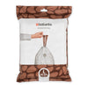 Brabantia Perfectfit Trash Bags (Size L/10.6-12 Gal) Thick Plastic Trash Can Liners With Drawstring Handles (40 Bags)