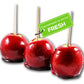 Us Sweets Candy Apple 3 Pack - Granny Smith Apples Dipped In Sweet Red Cinnamon Candy | Candied Apples | Delicious Gift | Handmade In Small Batches | Guaranteed To Arrive Fresh