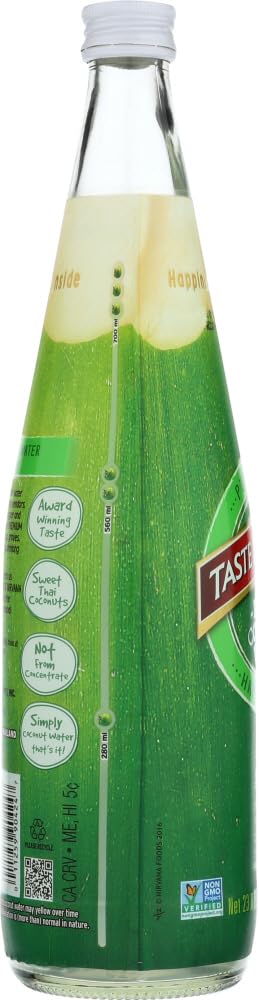 Taste Nirvana Coconut Water  23.6 Ounce Bottles  6 Count