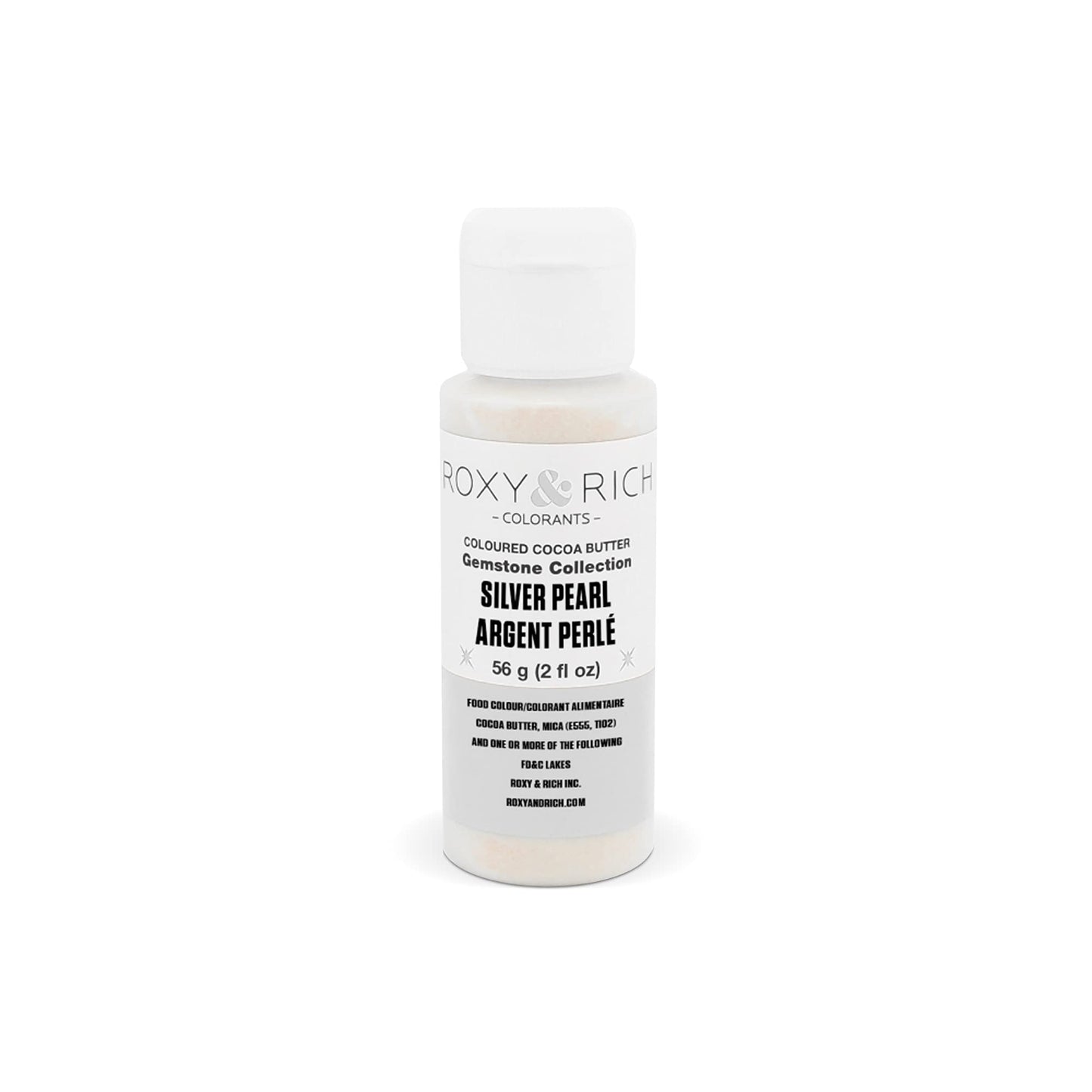 Chocolats Roxy & Rich Cocoa Butter - Silver Pearl - 2 oz