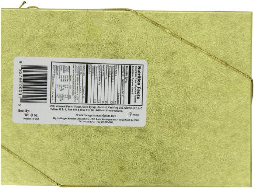 Bergen Marzipan M-1 Assorted Fruit 8 ounce