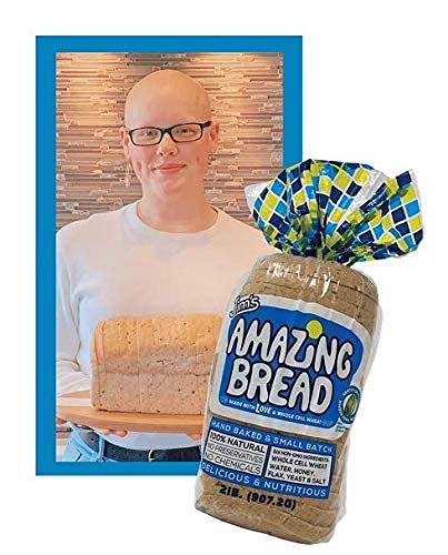 Jims Amazing Bread -  Sliced Whole Wheat Bread 2Lb  Gluten Inactive Whole Cell Wheat  5 Grams Of Fiber 6 All-Natural Ingredients