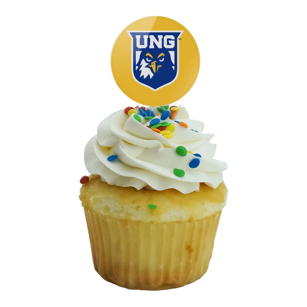 University Of North Georgia Secondary Cupcake Picks Toppers Decoration Set Of 6