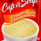SOUP SECRETS Cream of Chicken Instant Soup, 4 Count, 0.6 oz Pack - Only 60 Calories Per Serving
