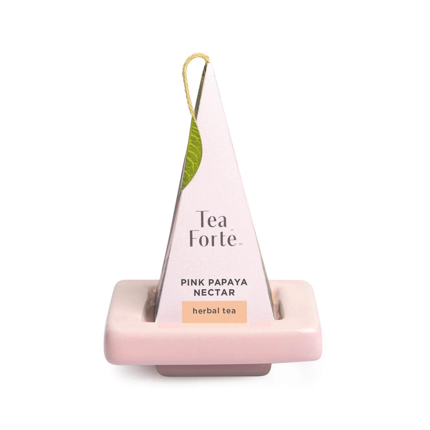 Tea Forte Mariposa 3-Piece Premium Tea Gift Set With Rose Pink Cafe Cup And Lid, Tea Tray And 10 Count Mini Presentation Box, 2