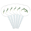 Le Moyne College Secondary Logo Cupcake Picks Toppers Decoration Set of 6