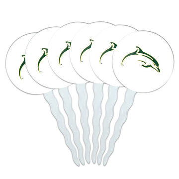 Le Moyne College Secondary Logo Cupcake Picks Toppers Decoration Set of 6