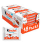 Kinder Chocolate, 18 Four Count Packs, Milk Chocolate Bar With Creamy Milky Filling, Individually Wrapped Candy, Stocking Stuffers For Kids, 1.8 Oz Each