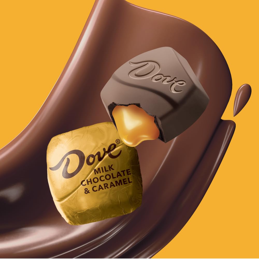 Dove Promises Milk Chocolate & Caramel Candy, 12.67 Oz Large Bag