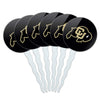 University of Colorado Logo Cupcake Picks Toppers Decoration Set of 6