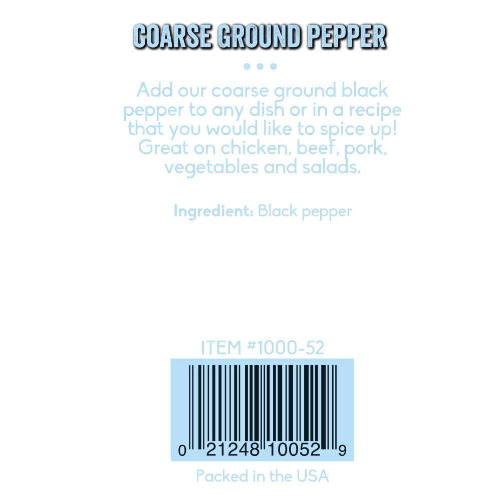 Olde Thompson Coarse Ground Pepper, Spice Shaker, 5 Ounce