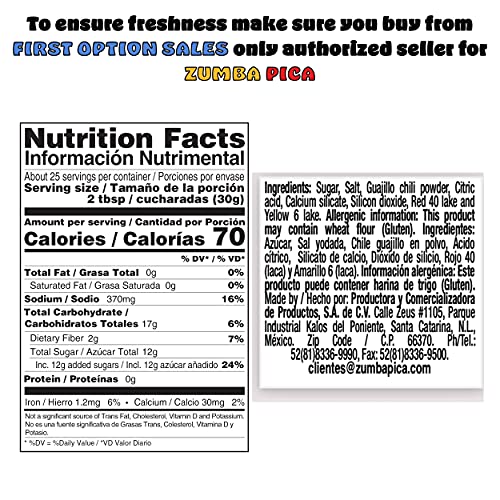 Zumba Forritos Chilito Powder - 165 grams