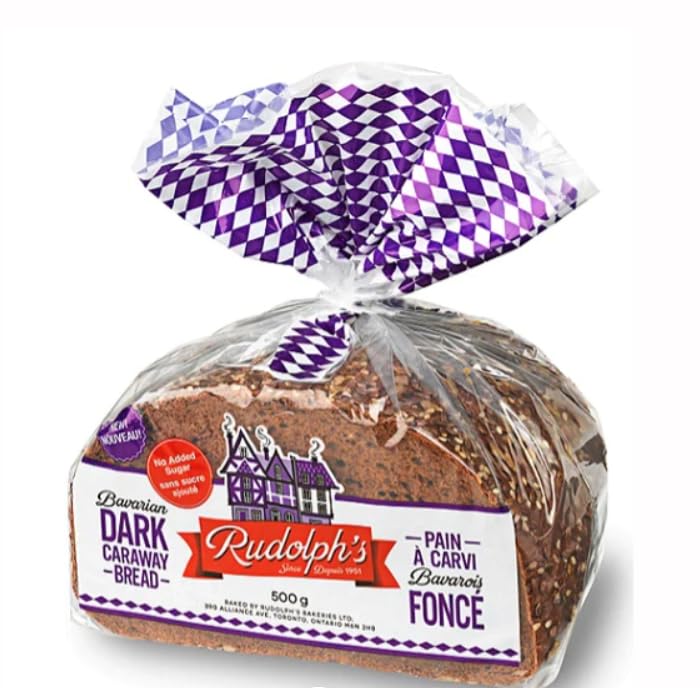 Generic Rudolphs Bakery Dark Caraway Sourdough Bread - Freshly Baked Artisan, Medium Size