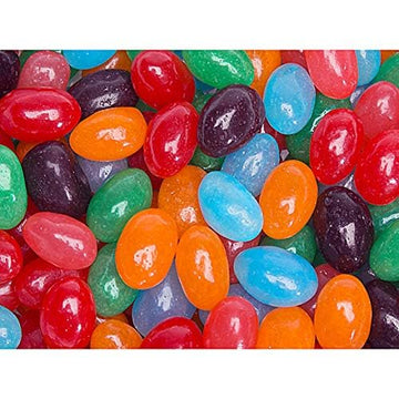 JollyRanchr Jelly Beans - 2 lb Bulk Bag, 5 Assorted Flavors: Strawberry Orange, Blue Raspberry, Grape, Watermelon & Apple| Perfe