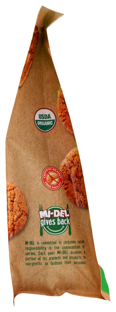 Mi-Del Organic ginger Snaps - 8 oz