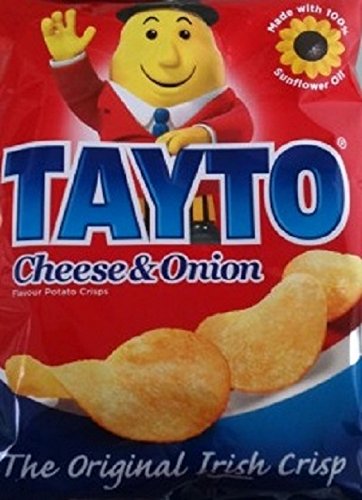Cheese & Onion Crisps from Ireland 25 x 25g Packs