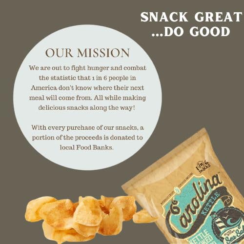Carolina Kettle Chips | Kettle Cooked Potato Chips | Gluten Free | Variety Pack (20 x 2 oz.)